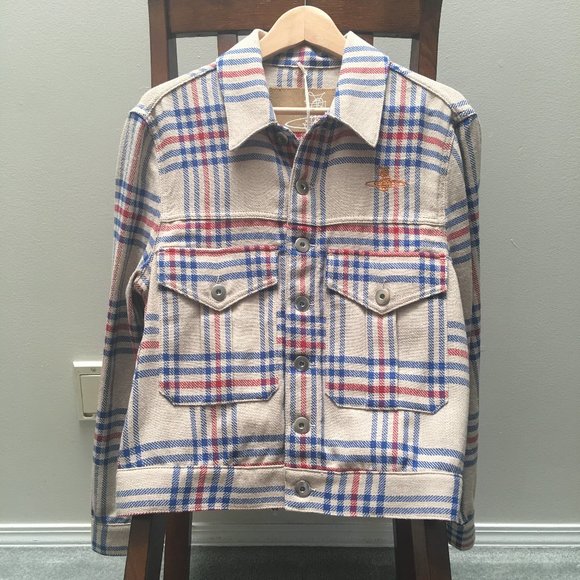 VIVIENNE WESTWOOD Beige Tartan Type 3 Jacket - Picture 9 of 16